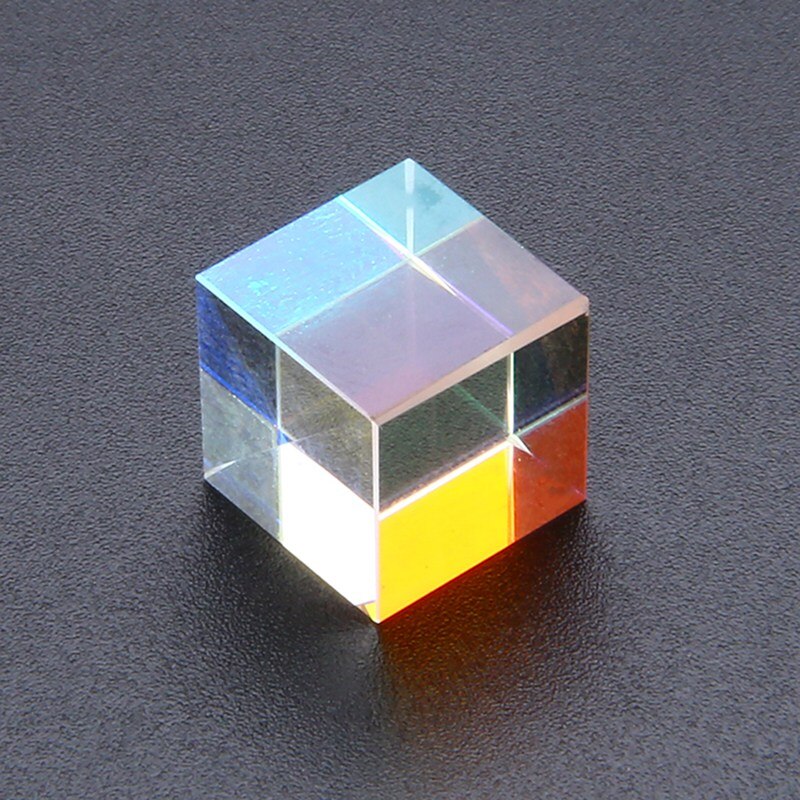 Kuutio dikroinen prisma 10 x 10mm viallinen risti optinen lasi peiliyhdistäjä jakaja sisustus läpinäkyvä luokka moduuli tutkimuslelu