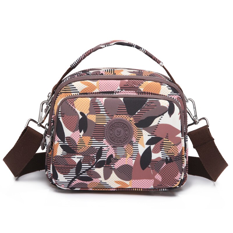 Jahrgang damen-umhängetasche aus Nylon, luxushandtasche, kleine Bote-schultertasche: Farbe 6