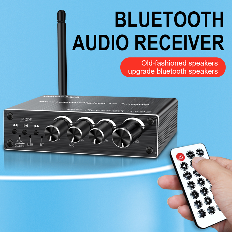 DAC Bluetooth 5,4 Audio- empfänger Digital-Analog-Wandler 3,5mm Aux RCA Koaxial USB U-Disk Karaoke Stereo kabellos Adapter