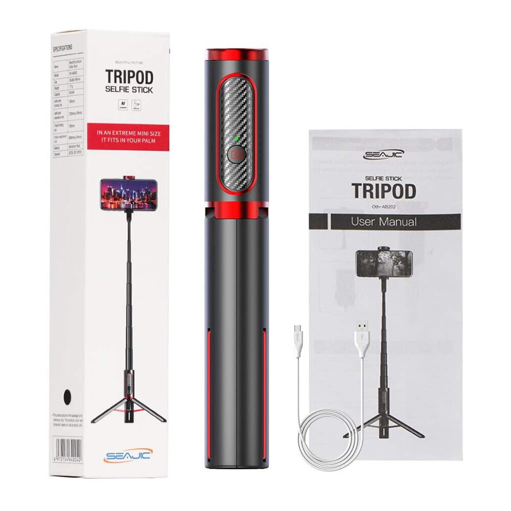 Selfie Stick Tripod - 80cm Extendable - Bluetooth Remote - for iPhone & Android Smartphones: Default Title