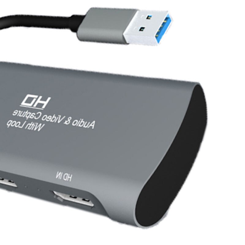 2Pcs USB3.0 4K to Dual HDMI, 1080P Video Capture Card Free Drive HDMI Capture Card