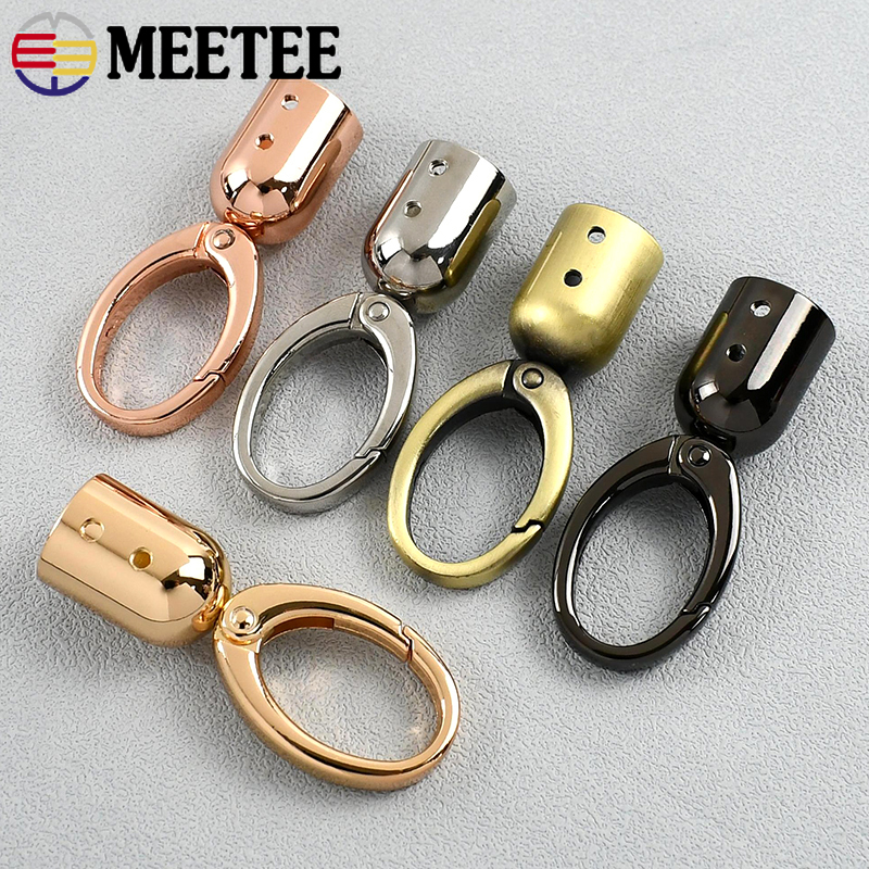 2/4/10 Stuks Metalen Clip Stopper Gesp Tas Riem Connector Decor Haak Handtas Keten Koord Hanger Lock sluiting DIY Hardware Accessoires