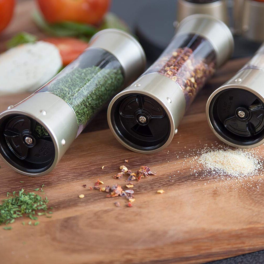 8Pc/Set Seasoning Jar Bottle 360 Rotating Spice Jar Rack Kitchen Cruet Condiment Bottle Salt Shakers Holder Kitchen Storage Rack