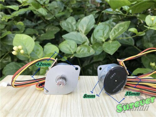 Minebea Ultra-thin Stepper Motor 2-phase 4-wire PM Permanent Magnet Stepping Motor High Speed High Torque For Printer/Copier
