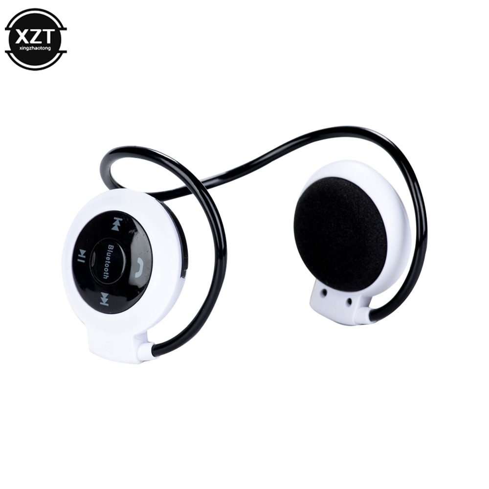 Mini bezprzewodowe słuchawki Bluetooth Stereofoniczne słuchawki sportowe Odtwarzacz muzyczny Słuchawki na kartę SD z mikrofonem Wodoodporne