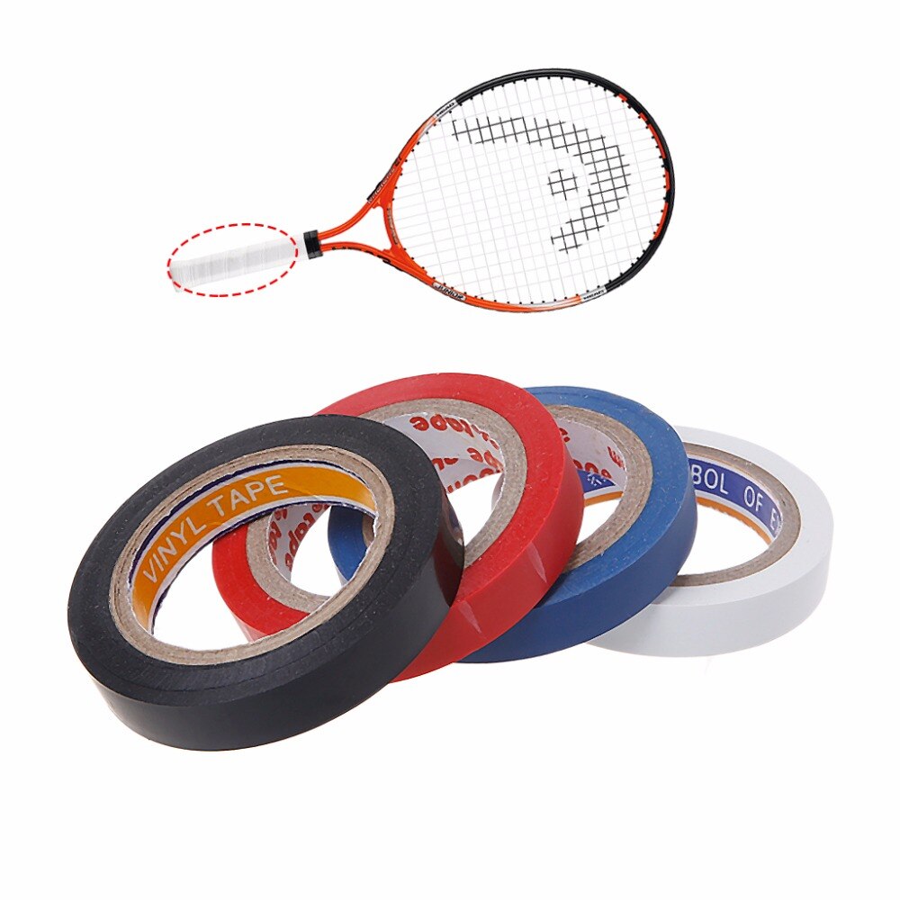 8m squash badminton raquete de tênis cabeça proteção adesivos enrolamento alça fita