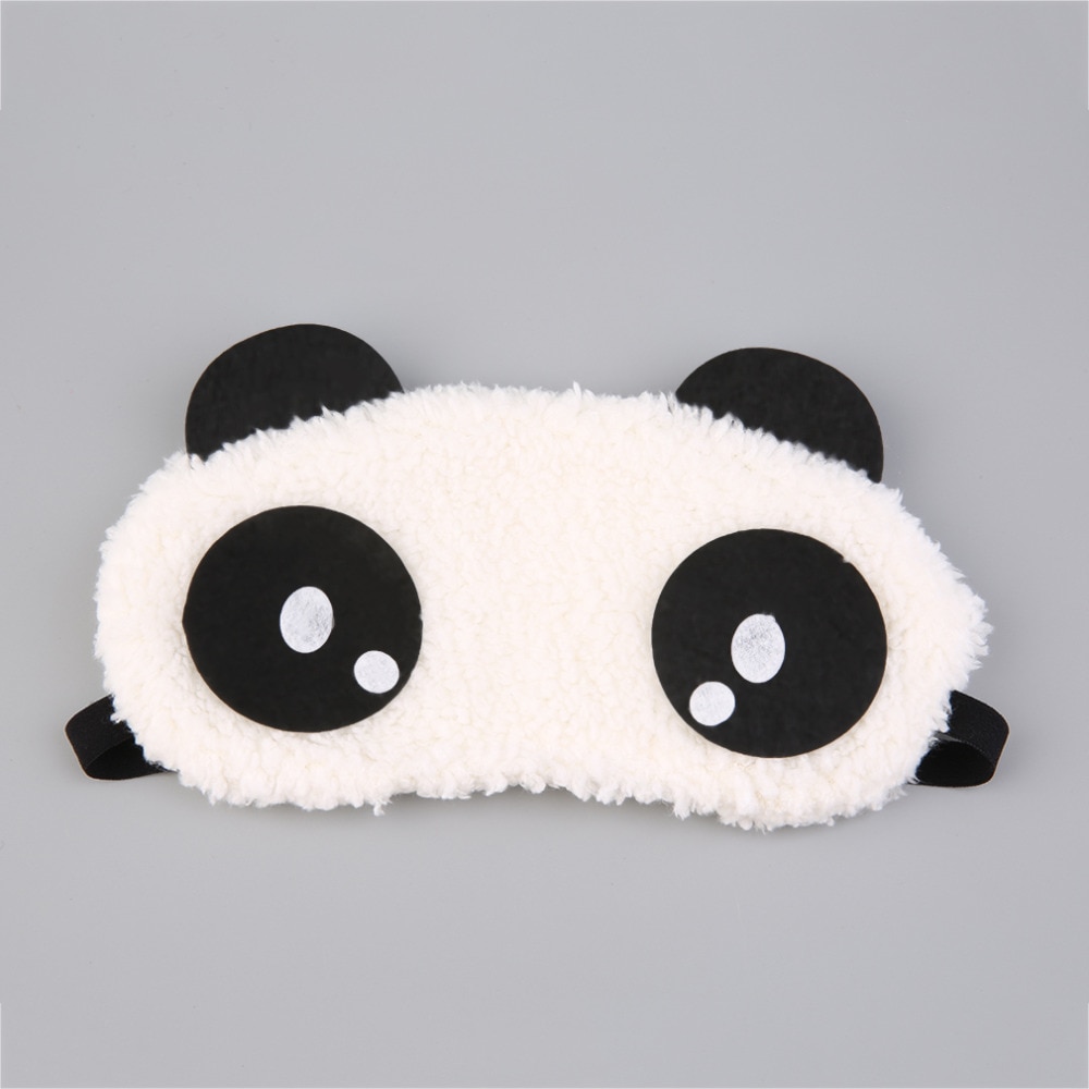 Leuke Panda Slapen Gezicht Eye Mask Blindfold Eyeshade Reizen Slaap Eye Aid gezondheidszorg