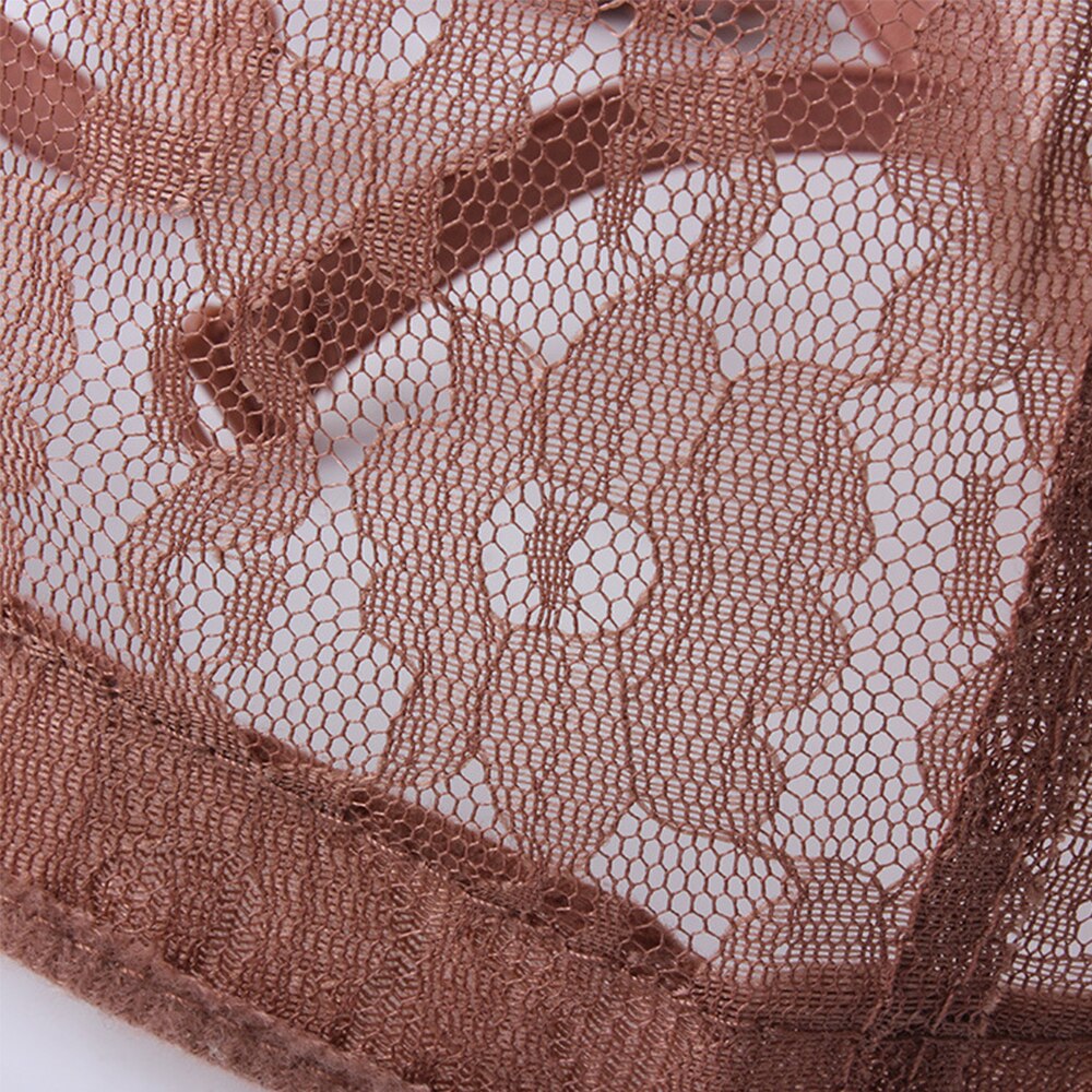 10 PCS/Lot Light Brown Wig Hair Caps For Making Wigs Adjustable Hair Mesh Nets Weave Breathable Weaving Net Cap