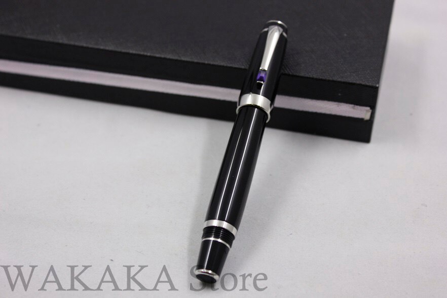 Luxury Wakaka mon stone Roller Gel pen roller ball blanc ink pen