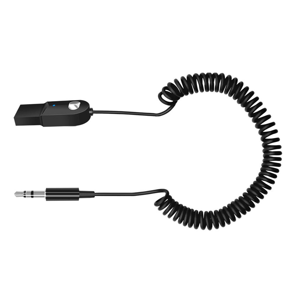 Audio Adapter Voor Auto 3.5Mm Jack Usb Bluetooth-Compatibel 5.0 Ontvanger Speaker Auto Handenvrij Car Kit Audio Muziek zender: Default Title