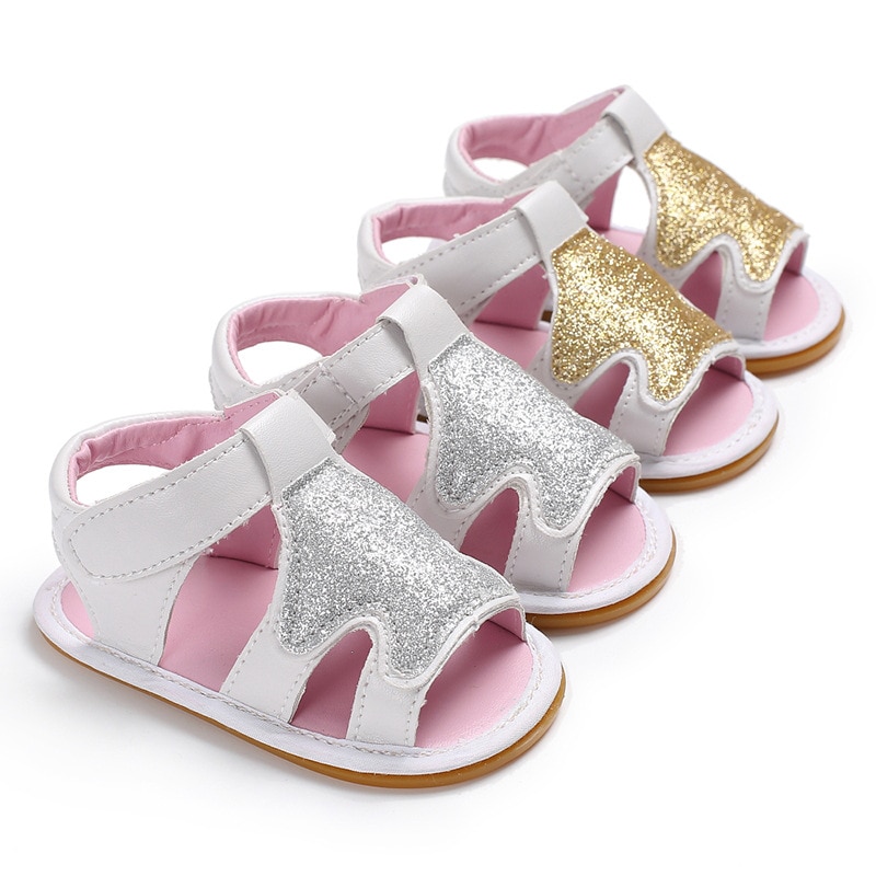 2019 recém-nascidos Sandálias Criança Sandálias Sola De Borracha Flats Hot Sale Bebê Infantil Ocasional 0-18months Primeiros Sapatos de Bebê Walker