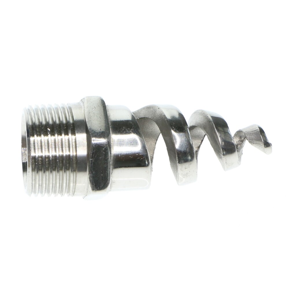 Stainless Steel Spiral Cone Spray Water Nozzle Sprinkler Heads 0.25inch