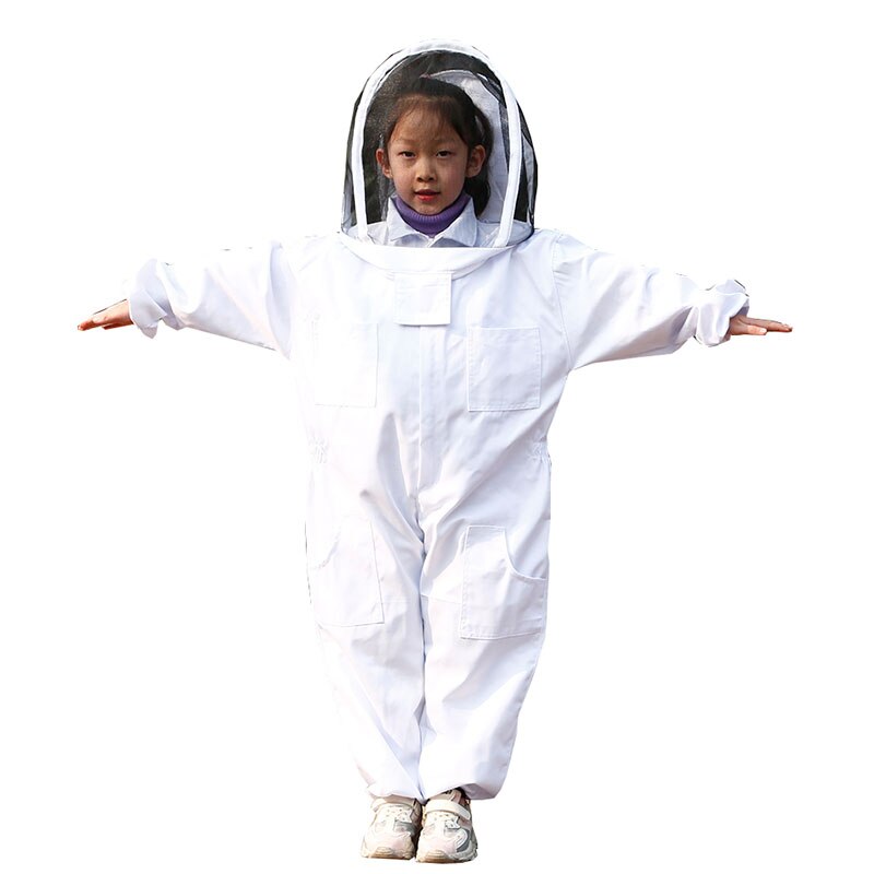 Combinaison Anti-abeille pour enfants, outils apiculteurs, vêtements respirants pour la pratique apiculture: white / M