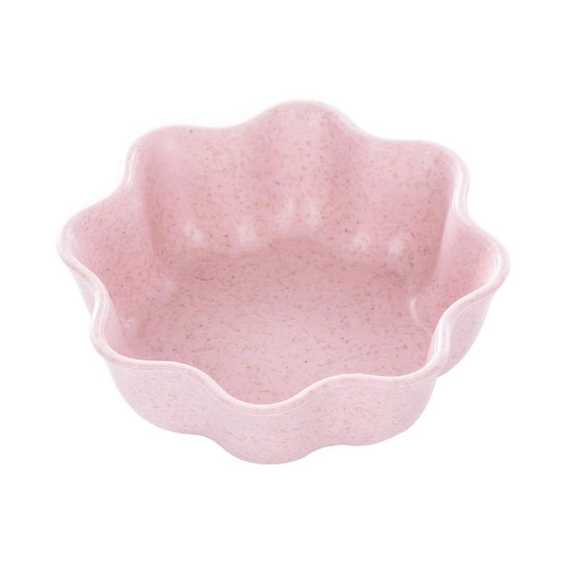 1 pièces mignon amour coeur forme blé paille bol vinaigre assaisonnement solide soja plat Sauce sel Snack petite assiette cuisine fournitures: 11