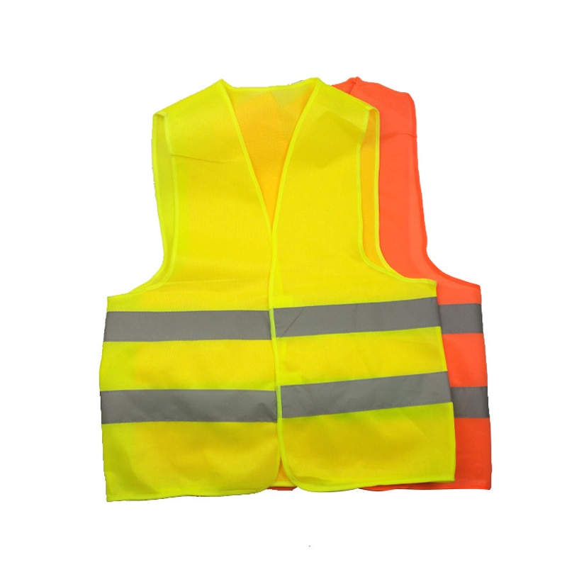 Hoge Zichtbaarheid Geel Vest Veiligheid Reflecterende Werkkleding Voor Night Running Fietsen Man Night Waarschuwing Werken Kleding Fluorescerende
