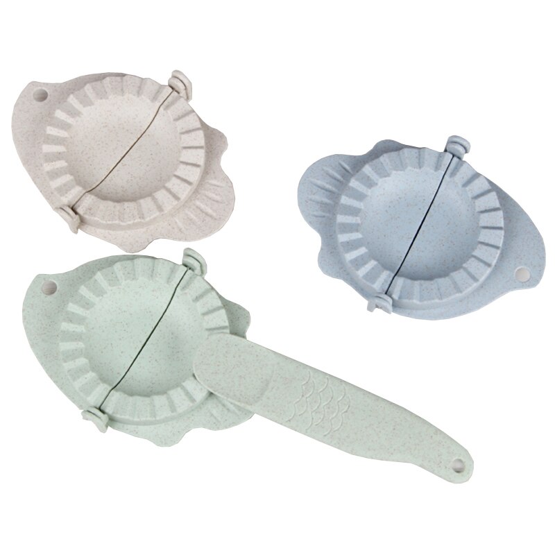 Diniwell hem köksredskap  of 2 st/set vete halm rå pp dumpling maker paj ravioli skärare jiao zi form matlagning verktyg