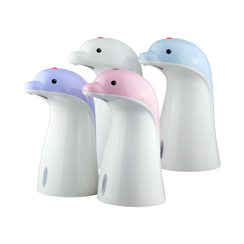 Automatic Intelligent Soap Dispenser Tabletop Dolphin Soap Dispenser Spray Foam Machine Hand Sanitizer Disinfector