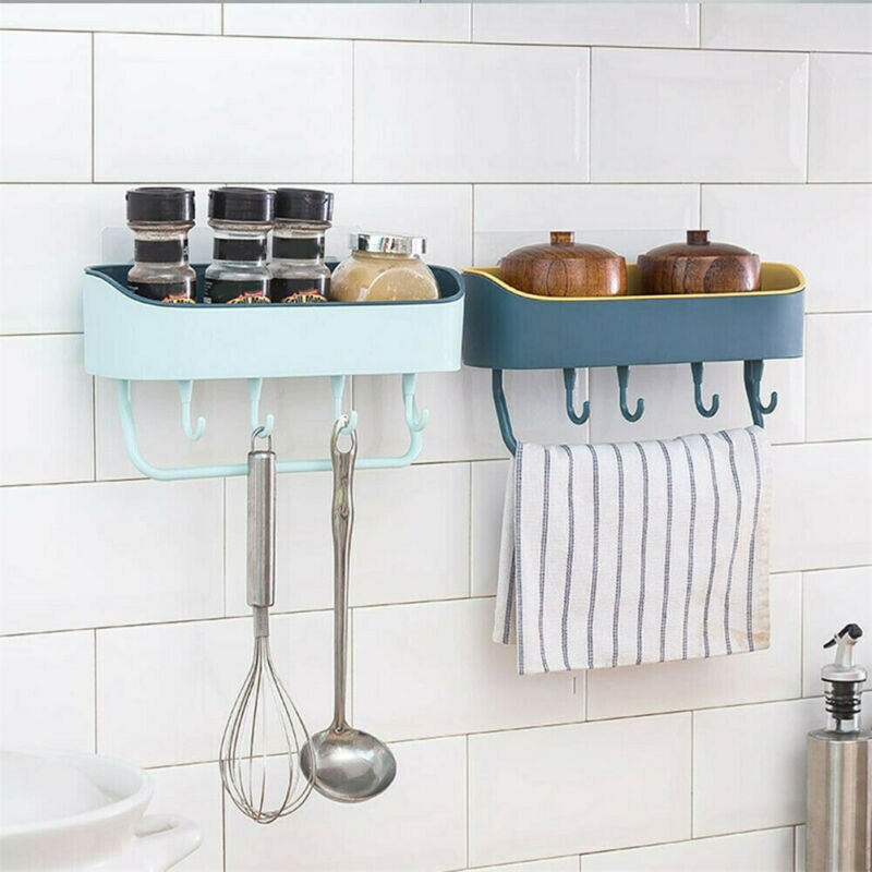 douche chaude Caddy étagère coin baignoire support de rangement organisateur salle de bain stockage maison trucs shampooing savon brosses