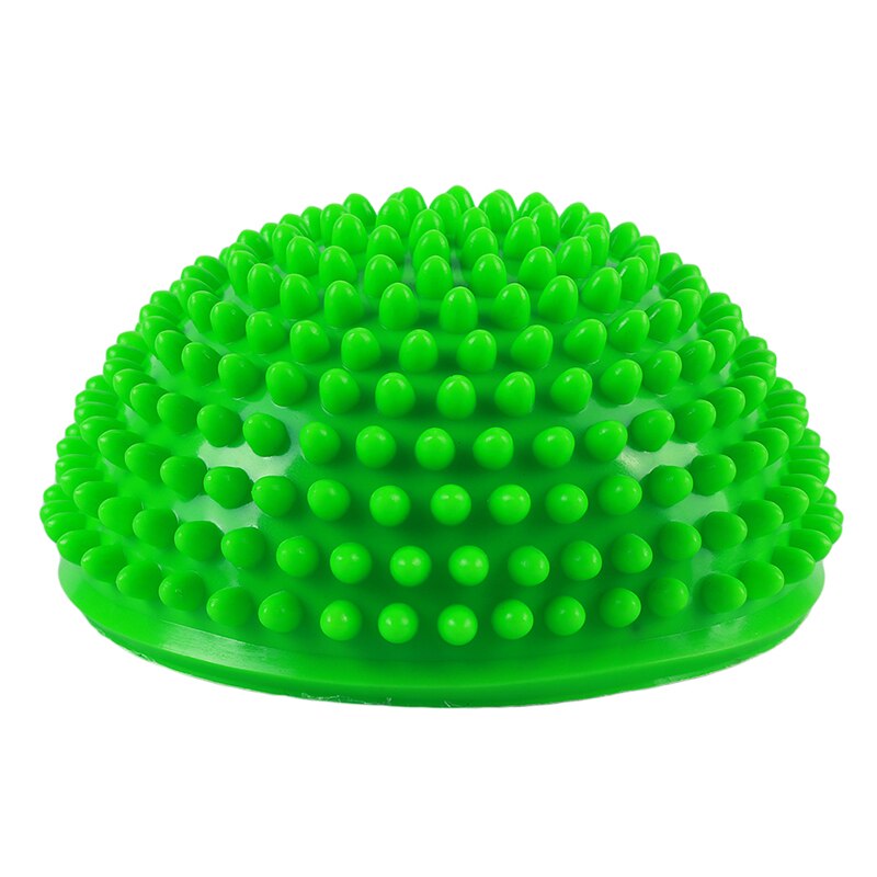 Børn massage balance bold børn halvkugle springbræt durian spiky sensorisk integration balance legetøj: Grøn