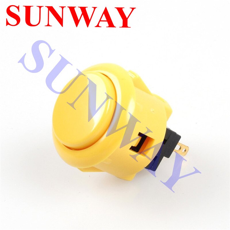 12x sanwa original obsf -24 trykknapper 24mm arkadetrykknapper for jamma mame  ps3 xbox 360