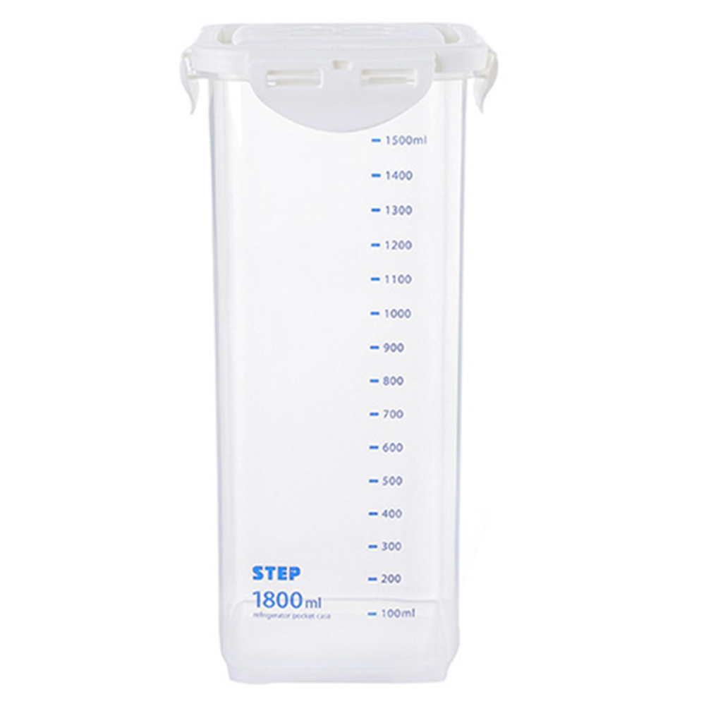 Cylindrical Food Plastic Coffee Sealed Cans with Scale Dried Fruit Snack Kitchen Storage Box Innovative Grain Storage Box