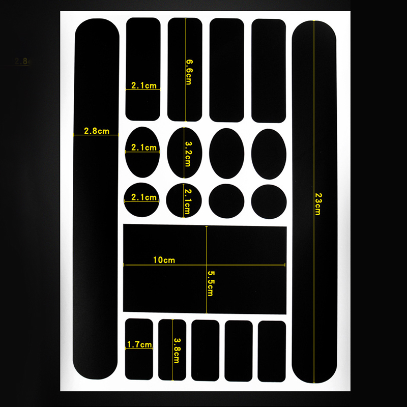 Bike Stickers Frame Mountain Bike Front Fork Protective Film Scratch-Resistant Rhinoceros Hide Sticker MTB Chain Protect Sticker