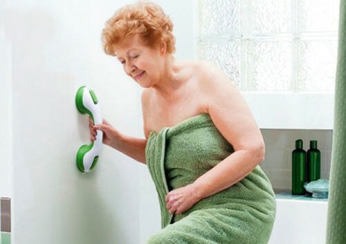 Bañera de seguridad para baño, Asa de barra de agarre portátil, ventosa para ducha y bañera
