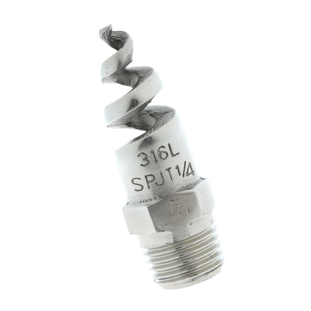 Spiral Jet Cone Atomization Spray Nozzle 1/4' Male 316 Stainless Steel