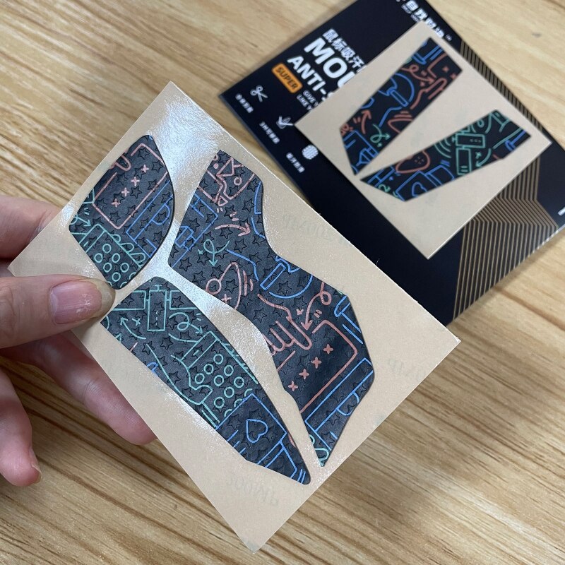 Xx9a schweißabweisende mauspads für logitech  g502 , rutschfeste seitenaufkleber