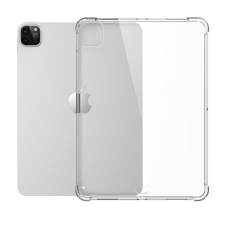 Przezroczysty pokrowiec na iPad 9.7 2017 2018 Air 2 Air 1 TPU silikonowy, odporny na wstrząsy pokrowiec na iPad 10.2 2019 Air 10.5 Pro 11 Mini 3/4/5