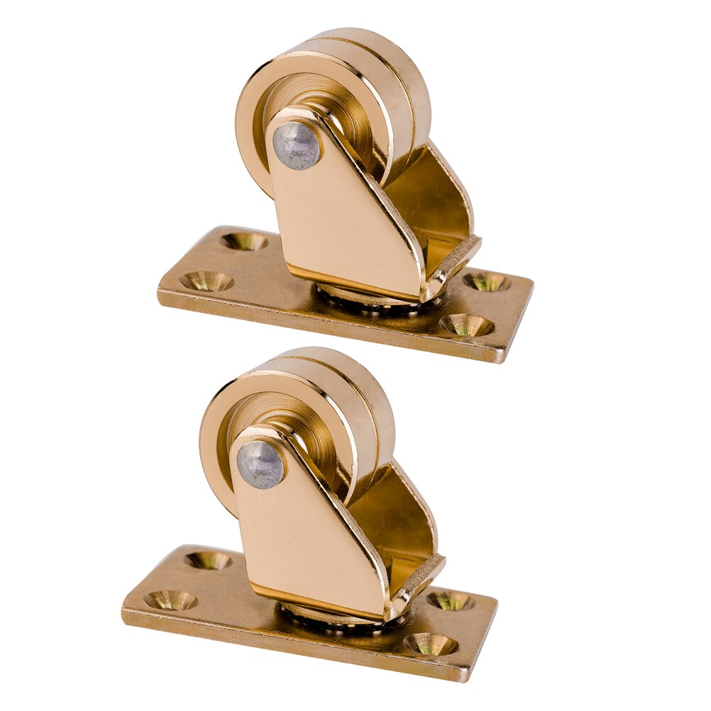 2pcs Practical Piano Parts Upright Piano Casters Sturdy Piano Accessories: Golden 2pcs