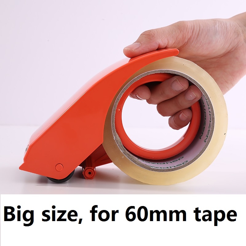 Plasttejpdispenser kontorstejpavskärare 48/60mm tejpkniv kartongförslutare förseglingsverktyg lager spara ansträngning snabbt 802