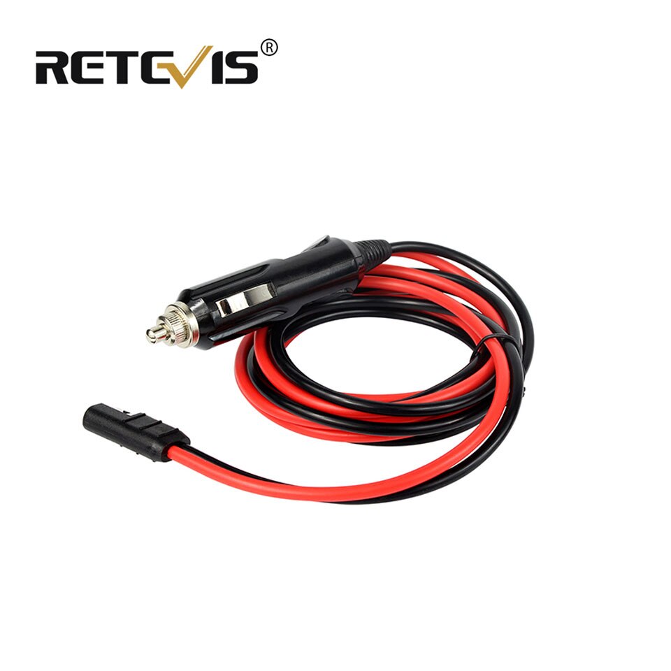 Cable de alimentación para el enchufe del encendedor de cigarrillos para Motorola GM300 GM3188 para Retevis RT98/Retevis RT95 Radio móvil de coche J6322A