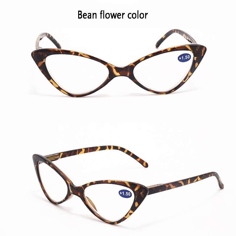 Gafas de lectura tipo ojo de gato para mujer, anteojos de lectura estilo ojo de gato, estilo Retro, leopardo, ligeros, para presbicia, + 1,0 + 1,5 + 2,0 + 2,5 ~ + 4,0