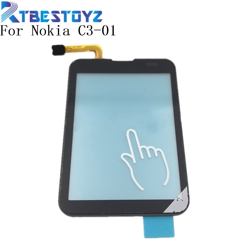 Rtbestoyz 100% Getest Originele Touchscreen Voor Nokia C3-01 C3 01 Sensor Touch Screen Digitizer Voor Glas