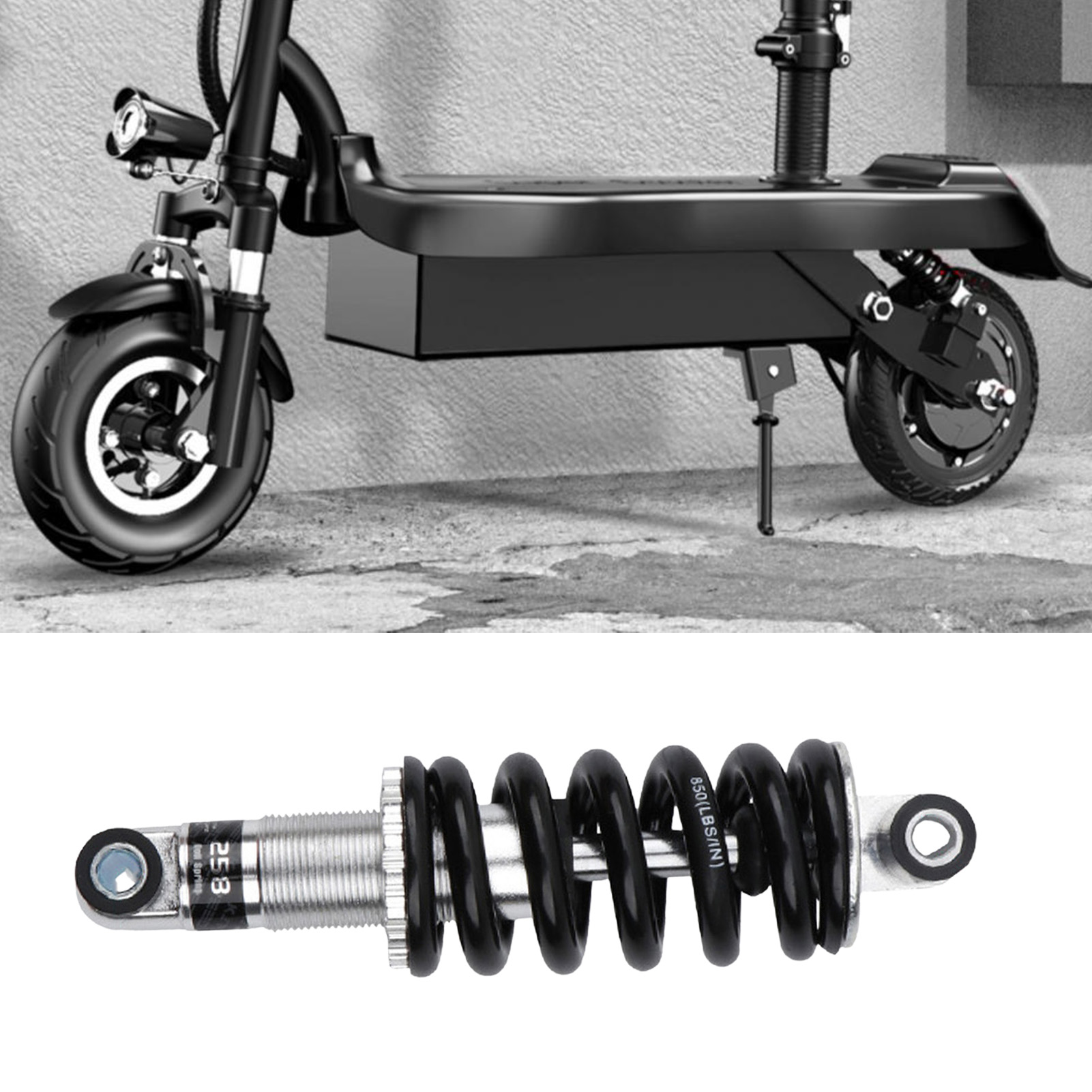 1Pcs Mountain Bike Bicycle Coil Spring Rear Shock For Electric Snow/four-link Electric Bicycles165 /170 /160/150x24mm