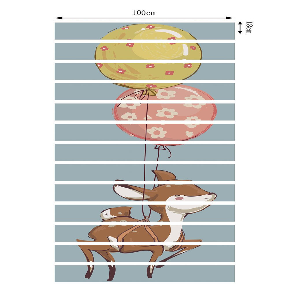 ISHOWTIENDIY Steps Sticker animal Removable Stair Sticker 3D Stair Stickers Waterproof Removable Self-adhesive Wall Home Decor: B 