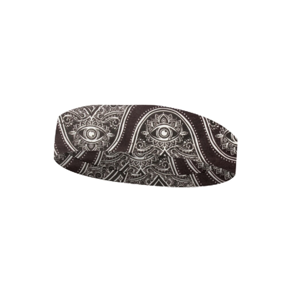 1 unidad de mascarillas Unisex de Color puro, banda antisudor para Yoga con dos botones para relajar las orejas, banda para el sudor, accesorio deportivo: A