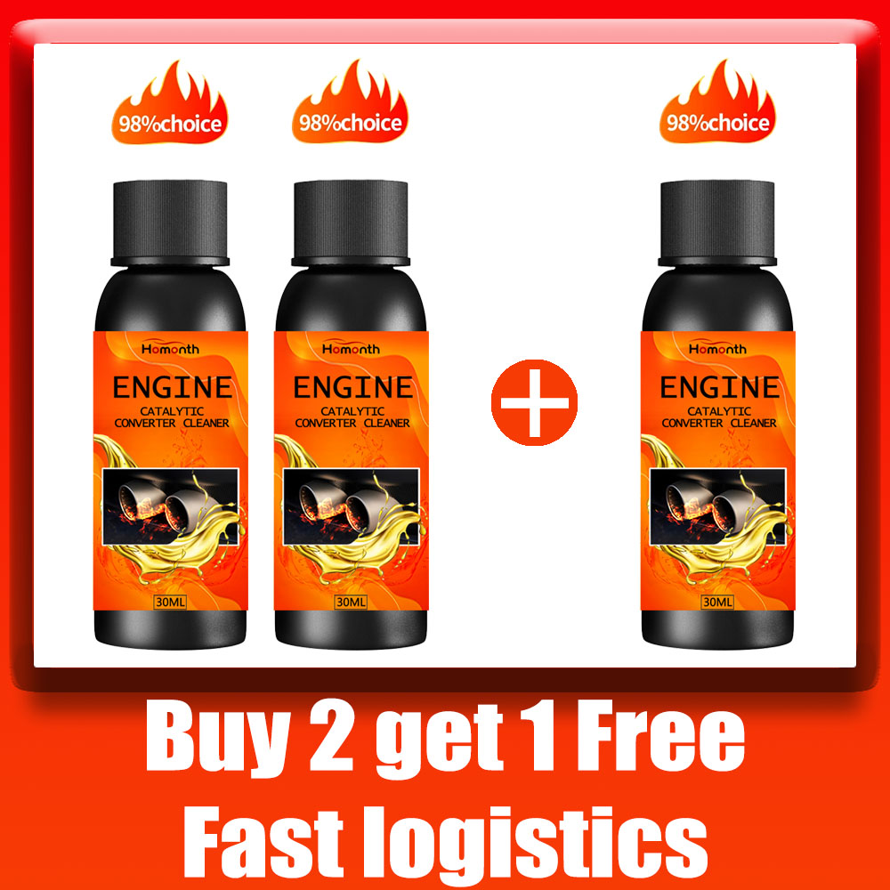 Car Engine Protection Catalytic Converter Cleaner Deep Cleaning Engine Carbon Deposit Reduce Fuel Consumption: Dark Grey