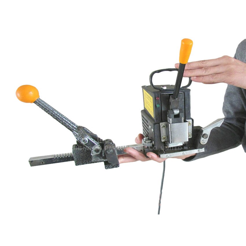 1pc Portable electricity melt baling press Manual packing machine Plastic tape wrapping machine baler tools