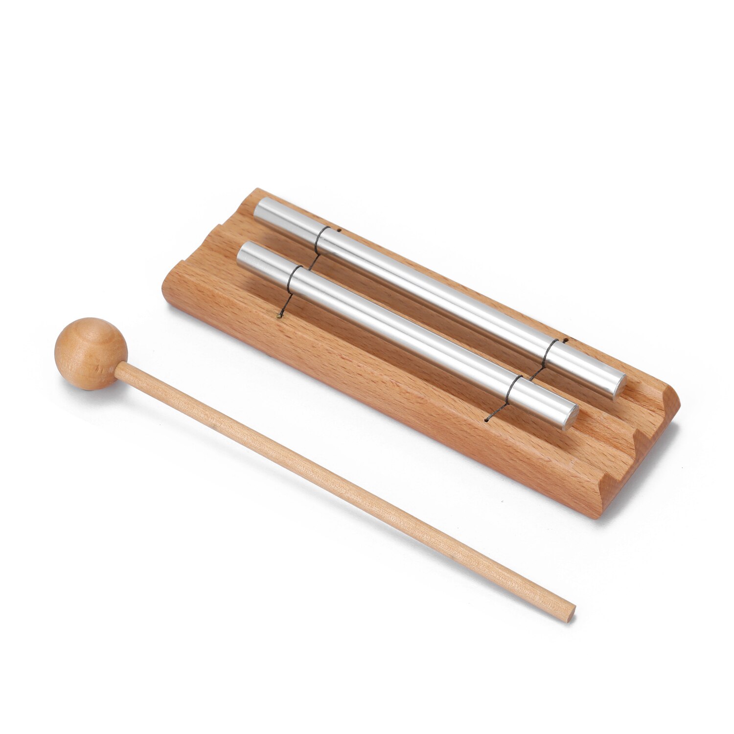 Portable Table Chimes Kids Music Enlightenment Percussion Instruments Wooden Chimes: 2 tone