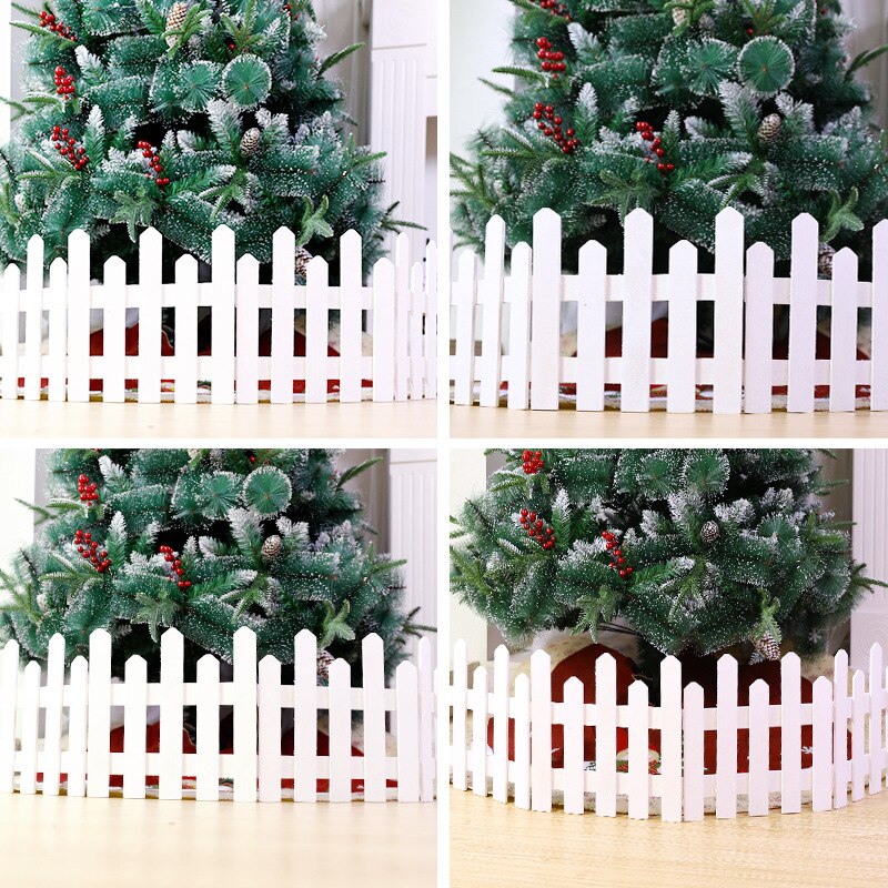 Kerst Decoratieve Houten Piket Hek Voor Miniatuur Huis Tuin/Kerstboom/Wedding Party