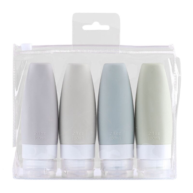 Leak Proof Travel Bottles Set Travel Containers for Travel Size Toiletries with Portable Quart Bag Storage Shampoo Lotion Soap: D