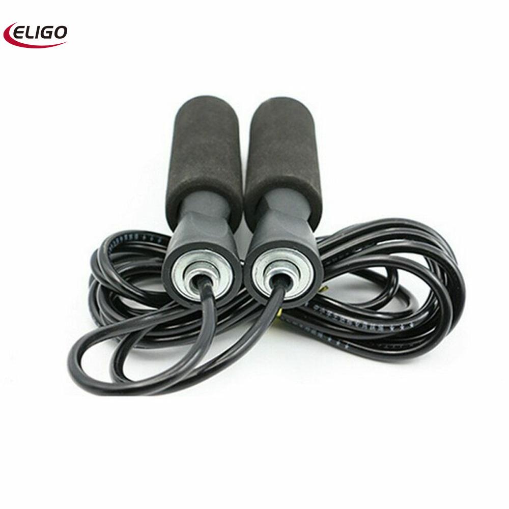 Fitness bearing skipping rope jumping black sports fitness equipment training gym bearing speed fitness