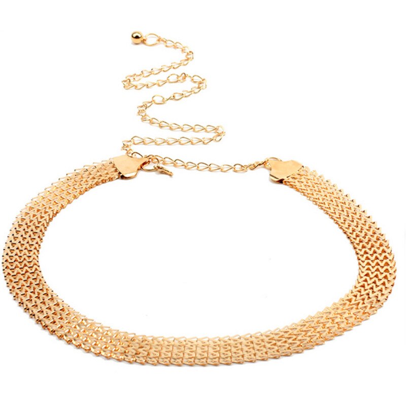 Women's Lady Metal Chain Dress Waist Chain Belt Top Party Waist Belts