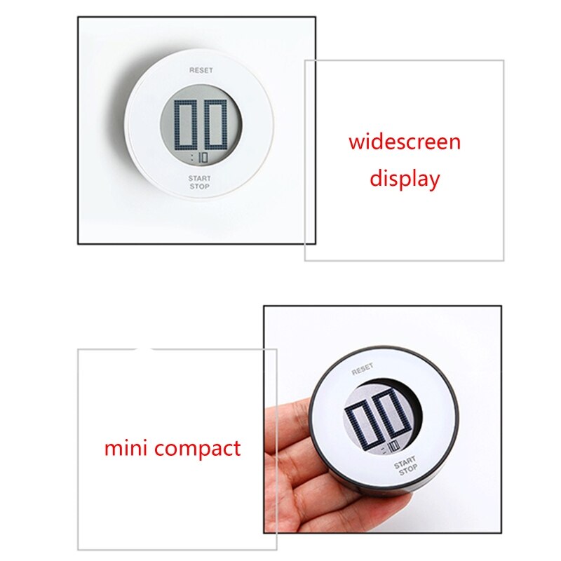 Digital Timer Large LED Display Countdown Countup Magnet Time Management for Classroom Cooking Fitness Baking Studying Teaching