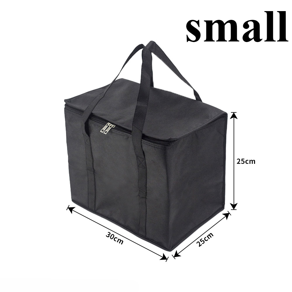 Auto Thermal Eis beutel Kofferraum Lagerung Lebensmittel Thermo beutel Getränke transport beutel Thermo beutel Lebensmittel beutel: Black