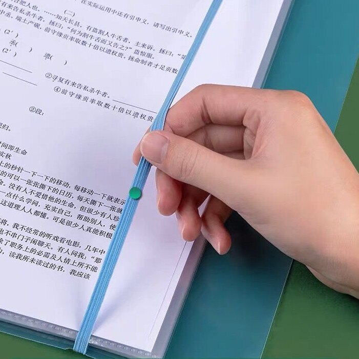 30 40 Page Waterproof A3 File Folder Document Organizer Storage Bag Desk Paper Clip Display Book Pamphlet Stationery