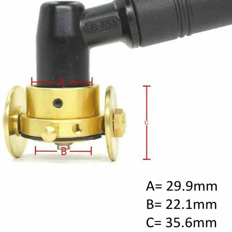 Plasma Cutter Copper Guide Cutting Torch Circular Roller Guide Wheel Circle Welding Tool Circular Guide Welding Accessories