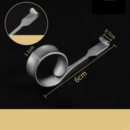 Piękno ze stali nierdzewnej podwójna powieka narysować hakiem z oczkiem torba hak cięgłowy pierścień prowizji podwójne pojedyncze pazur: biały